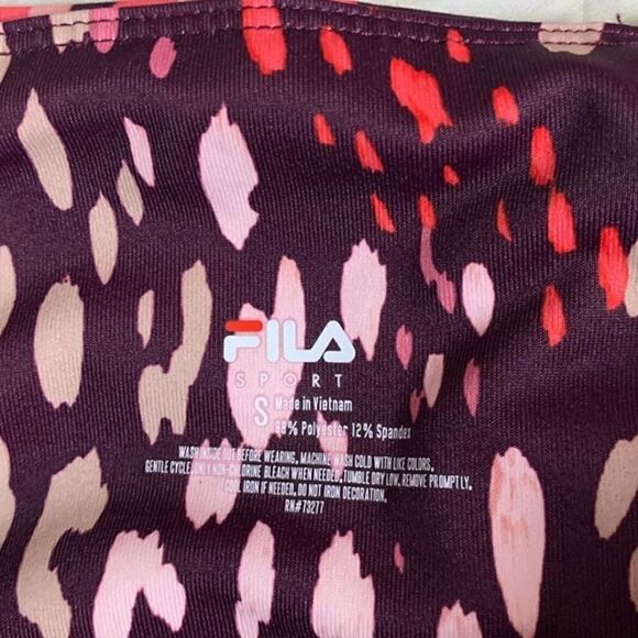 🔮 FILA | Sport Colorful Leopard Print Leggings - Picture 2 of 4